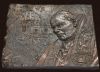 Johan Paul II, - cast in bronze - 21cm x 26 cm